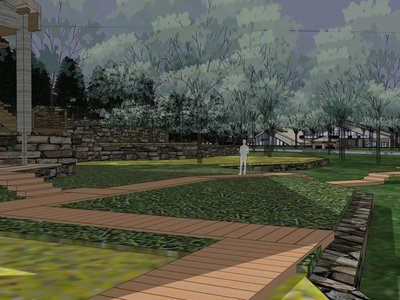 山地景觀,現(xiàn)代主義風格