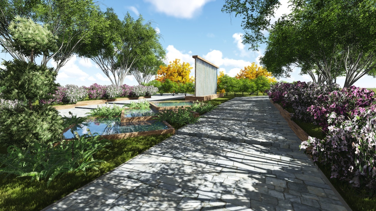 景觀節(jié)點效果圖|空間|景觀設(shè)計|TkSimniDa 